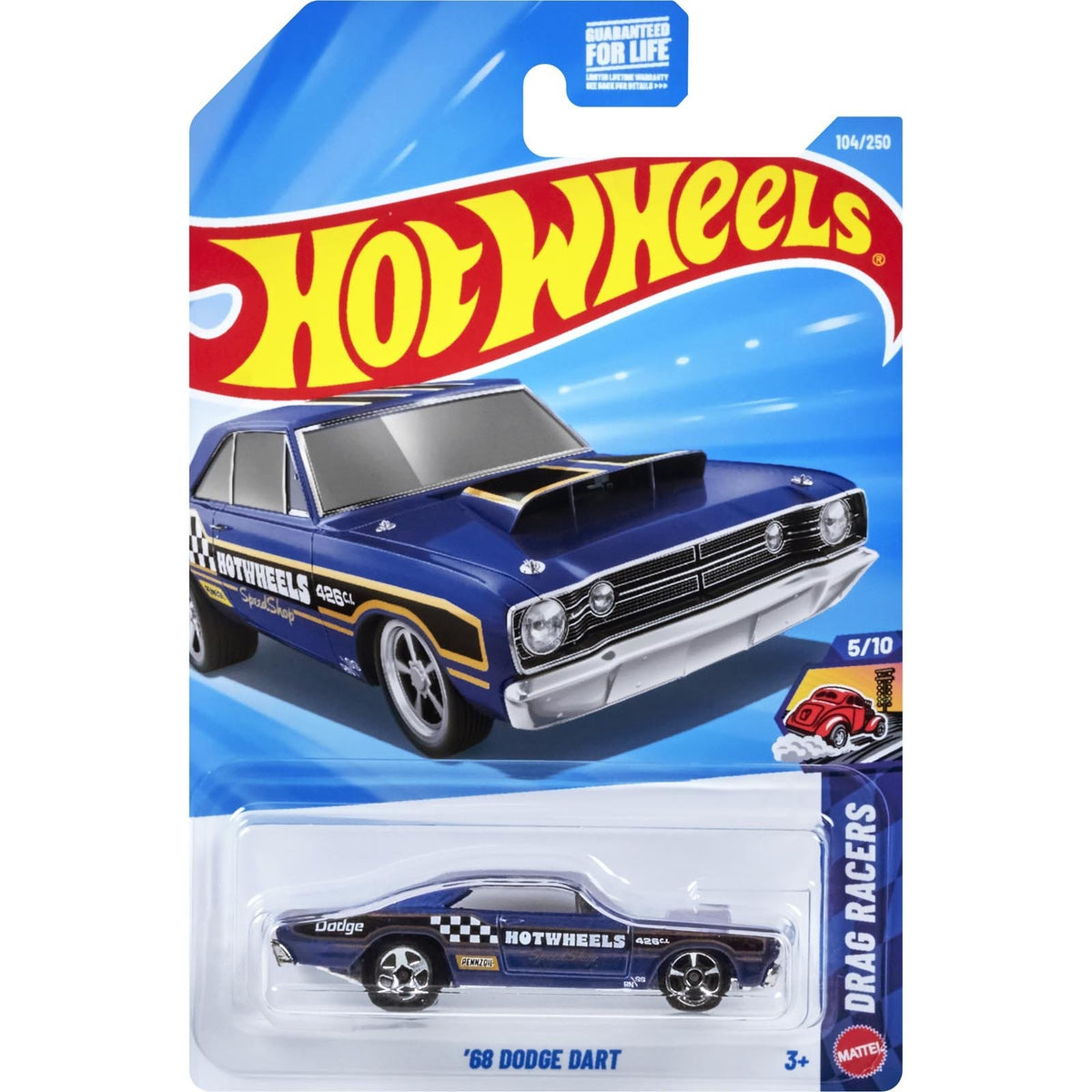 HE Hot Wheels Drag Racers '68 Dodge Dart