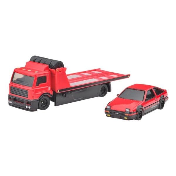 Hot Wheels Premium Team Transport Toyota AE86 Sprinter Trueno/Fleet Street
