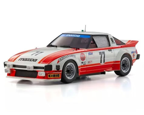 32365R Kyosho MR-04 RWD Mini-Z Readyset w/1979 Mazda Savanna RX-7 (Red/White) w/KT-531P 2.4GHz Radio