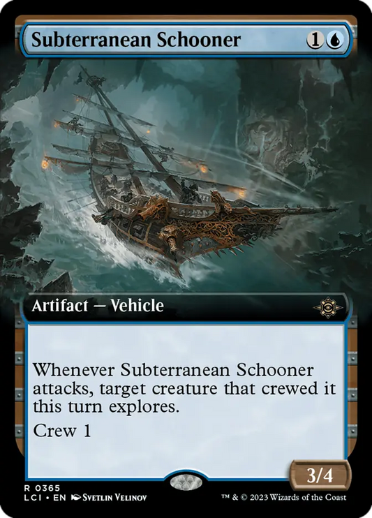Subterranean Schooner - Borderless Foil (LCI) The Lost Caverns of Ixalan