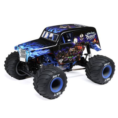 LOS01026T2 Losi 1/18 Mini LMT Son Uva Digger Monster Truck 4X4 RTR - Blue