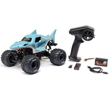 LOS01026T3 Losi 1/18 Mini LMT Megalodon 4X4 Monster Truck RTR - Blue
