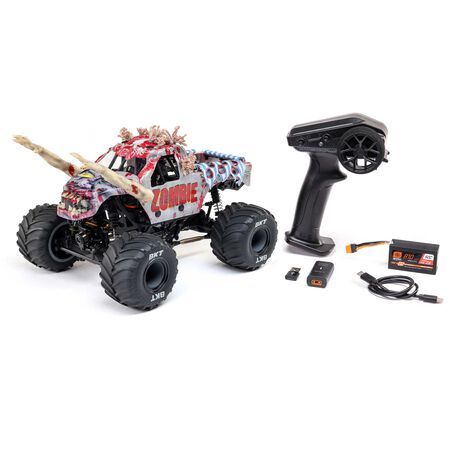 LOS01026T4 Losi 1/18 Mini LMT Zombie RTR - Battery / Charger Included - Red