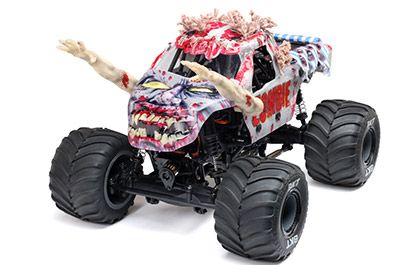 LOS01026T4 Losi 1/18 Mini LMT Zombie RTR - Battery / Charger Included - Red