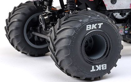 LOS01026T4 Losi 1/18 Mini LMT Zombie RTR - Battery / Charger Included - Red