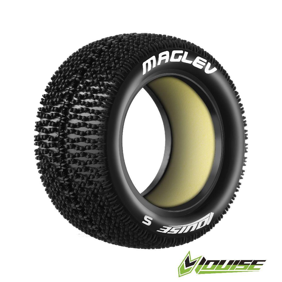 LOULT3174SI Louise R/C E-Maglev Buggy (Soft Compound) Tire (Front, 4WD) (2)