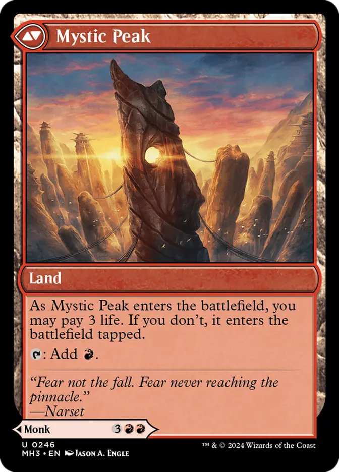 Pinnacle Monk // Mystic Peak - (MH3) Modern Horizons 3