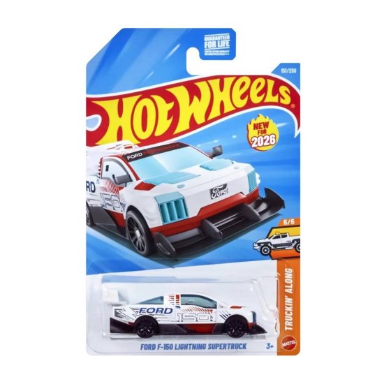 HE Hot Wheels HW Truckin' Along Ford F-150 Lightning Supertruck