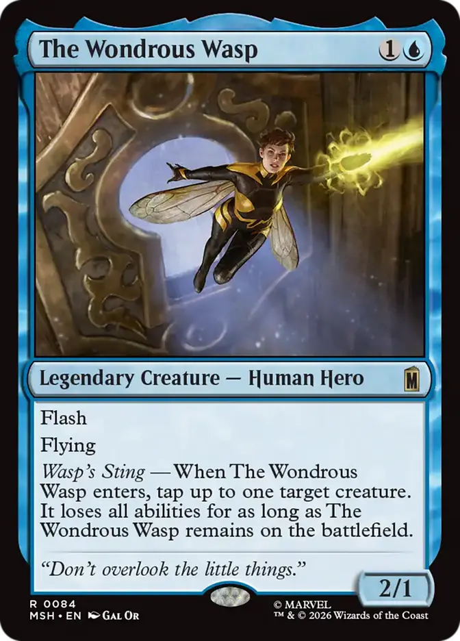 The Wondrous Wasp - (MSH) Marvel Super Heroes