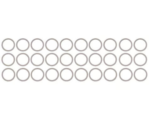 MUGB0767 Mugen Seiki 8x10x0.1/0.2/0.3mm Shim Set (30)