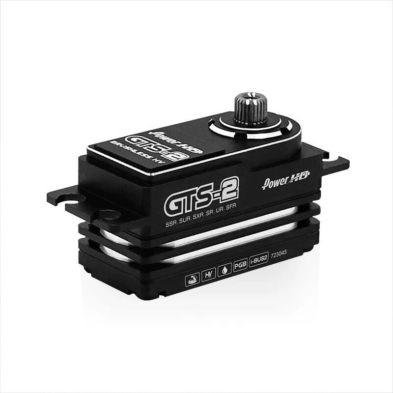 PHDGTS-2-60MM PowerHD GTS-2 HV Brushless Servo 23KG, 0.065sec @ 8.4V 60mm