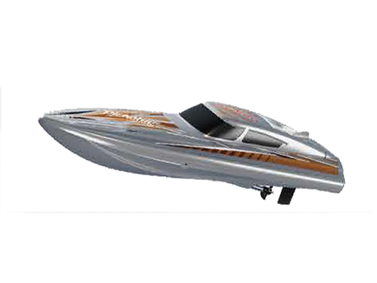 RCP4100Silver RC-Pro Piranha 10" R/C Brushed Boat RTR - Silver