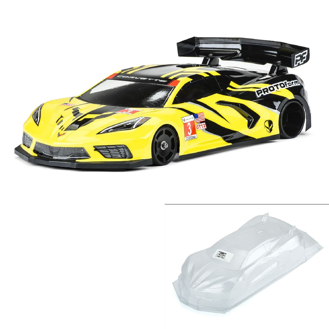 PRM157520 Protoform Chevrolet Corvette C8 Clear Body: GT12