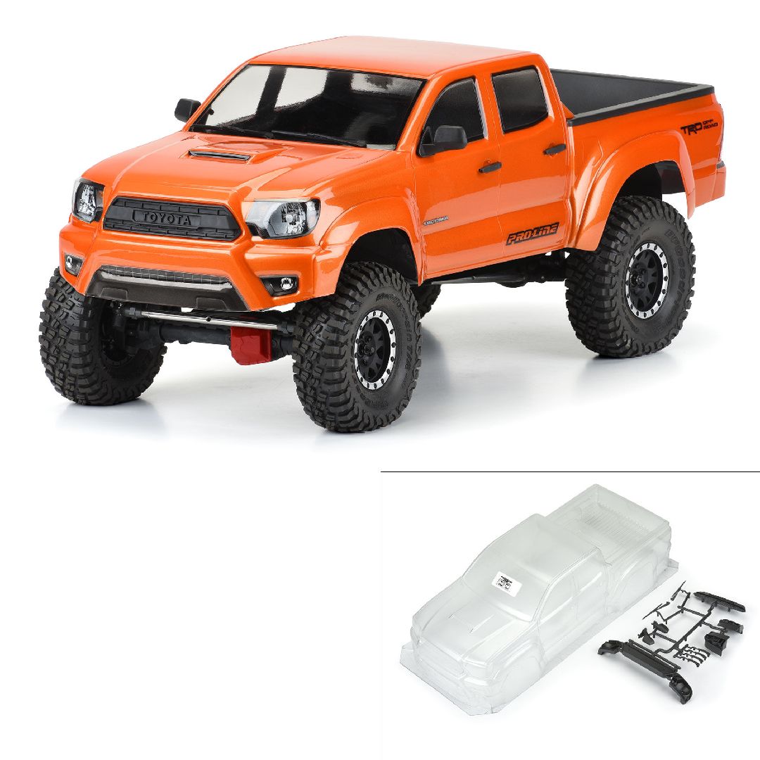 PRO356800 Pro-Line 2015 Tacoma TRD Pro Clear Body Set w/ Scale Accessories