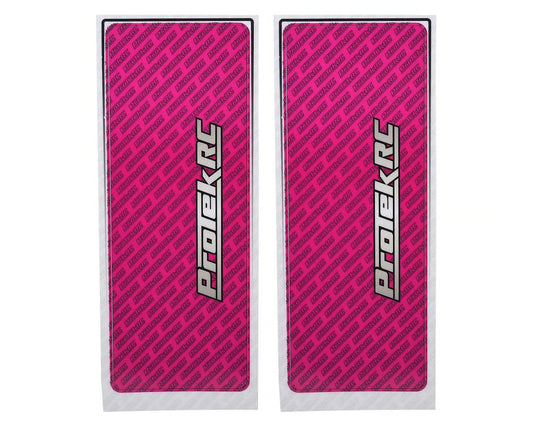 PTK-1102-PNK ProTek RC Universal Chassis Protective Sheet (Pink) (2) (12.5x33.5cm)