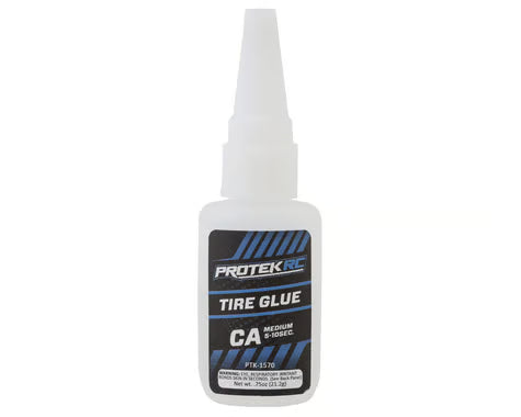 PTK-1570 ProTek RC CA Tire Glue w/Glue Tip (Medium) (0.75oz)