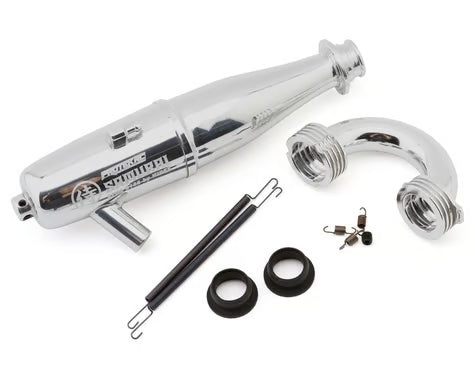 PTK-2135 ProTek RC 2135 Tuned Exhaust Pipe w/80mm Manifold (Welded Nipple)