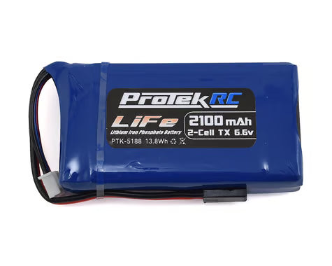PTK-5188 ProTek RC LiFe Futaba Transmitter Battery Pack (6.6V/2100mAh) (3PV/4PK/4PM/4PLS/4PX/4PV/7PX/7PXR/10PX/16SZ)
