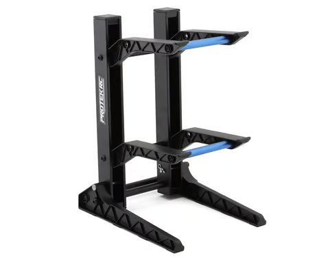 PTK-8390 ProTek RC 2 Layer 1/10 & 1/8 Car Display Stand (200x240x325mm) W/Carrying Bag