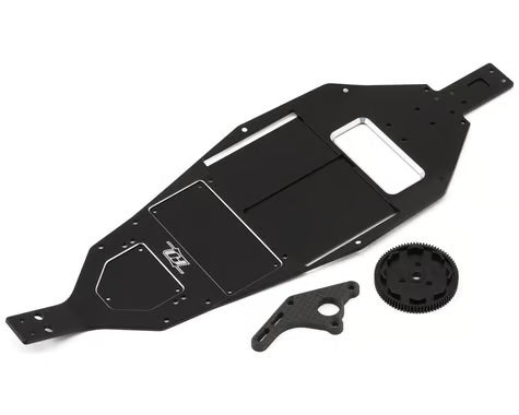 RDRP-0673 Revolution Design RC10B7/B7D Ultra LCG 7075 Aluminum Chassis & Motor Plate Set