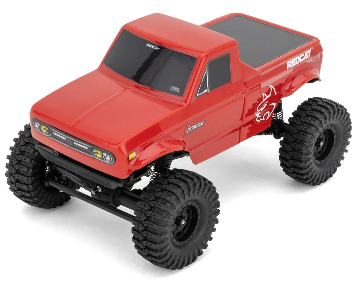 RER44376 Redcat Ascent-32 V2 1/32 4WD RTR Rock Crawler (Red) w/2.4GHz Radio, Battery & Charger