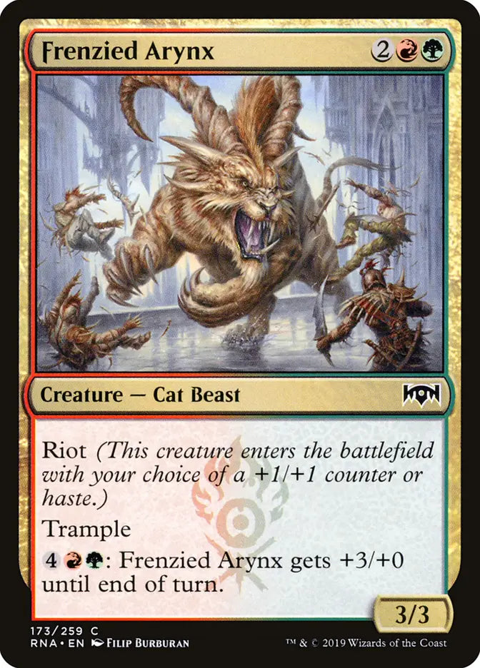 Frenzied Arynx - (RNA) Ravnica Allegiance