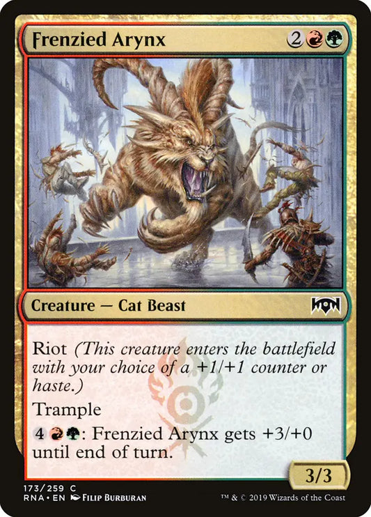 Frenzied Arynx - (RNA) Ravnica Allegiance