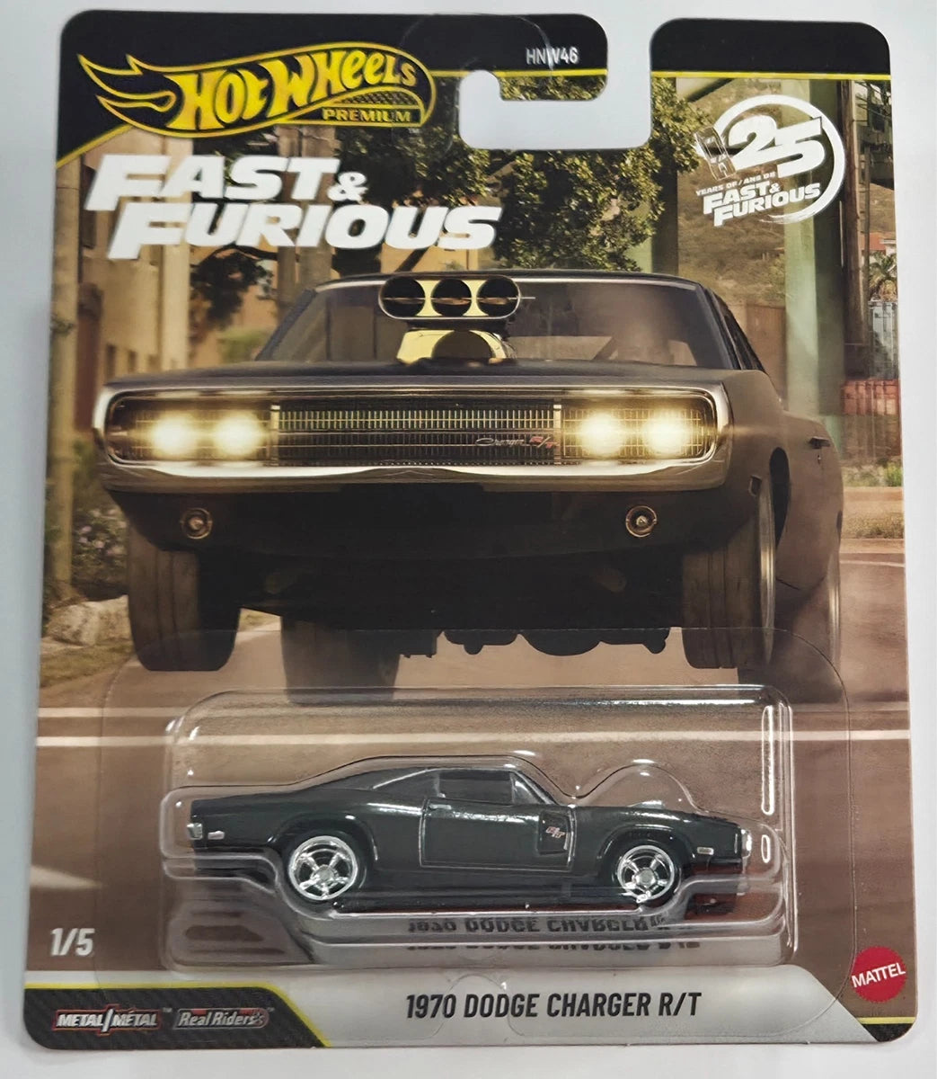 HE Hot Wheels Premium Fast & Furious 25th Anniversary 1970 Dodge Charger R/T