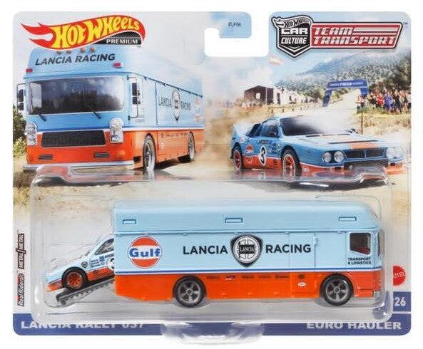 Hot Wheels Premium Team Transport Lancia Rally 037 Euro Hauler