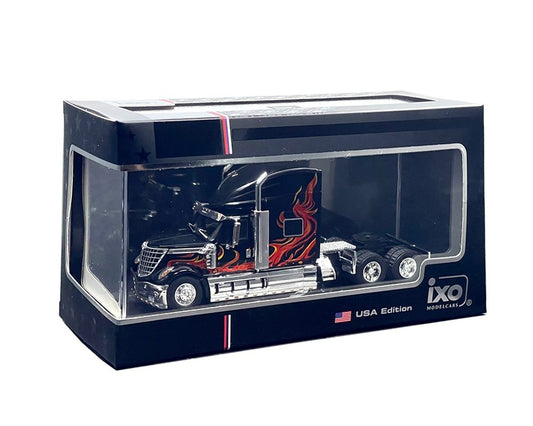 HE U64TR008 iXO Modelcars 1:64 Scale International Lonestar Black w/ Flames