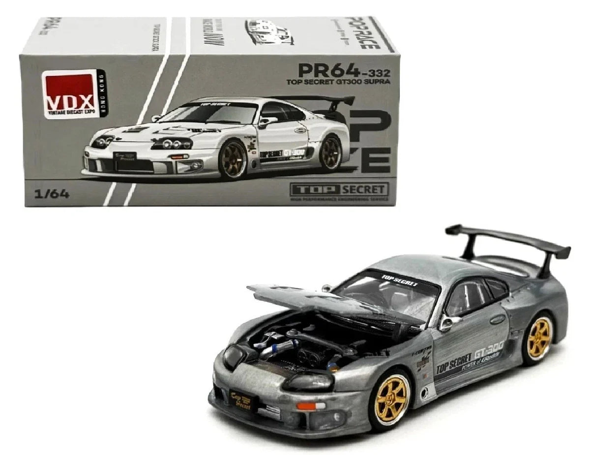 POPRACE Top Secret GT300 Supra Raw Material HKTS x VDX 2025 Exclusive Event Model