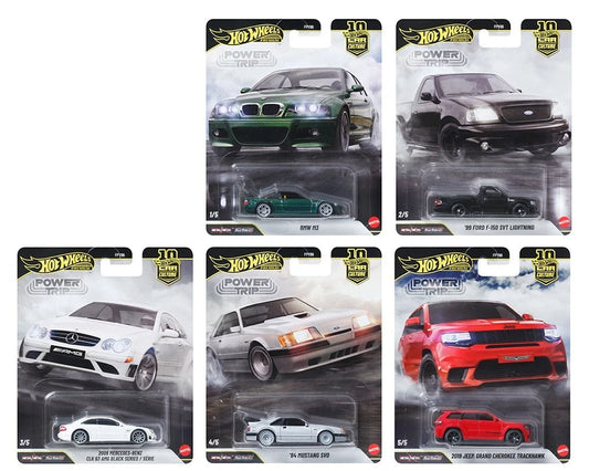 Hot Wheels Premium "Power Trip" Car Culture 5 Pack