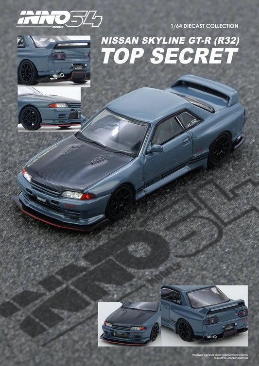 Inno64 R32 GT-R Top Secret Stealth Grey