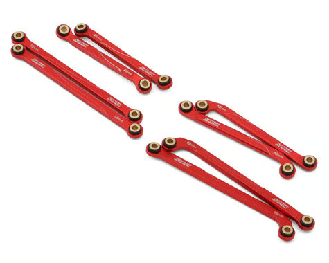 SAMTRX4M-6031-RD Samix Aluminum High Clearance Link Set for Traxxas TRX-4M (Red) (8)