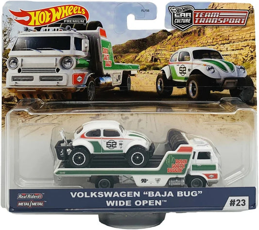 Hot Wheels Premium Team Transport Volkswagen "Baja Bug" Wide Open