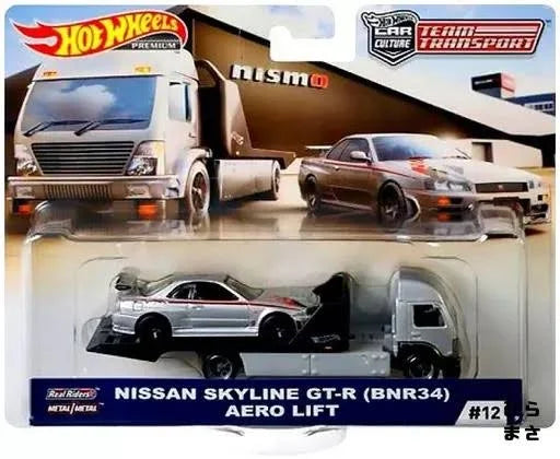 Hot Wheels Premium Team Transport Nissan Skyline GT-R (BNR34) Aero Lift