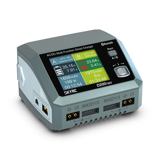 SK-100196-02 SkyRc D200neo Dual Channel Charger With AC200W And DC800W