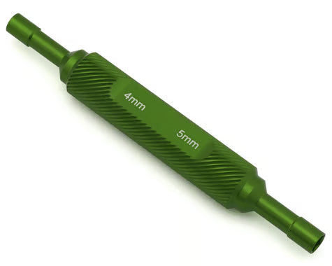 SPTSTRA45NG ST Racing Concepts Mini Crawler Aluminum Thin-Walled Wheel Nut Wrench (Green) (4mm/5mm)