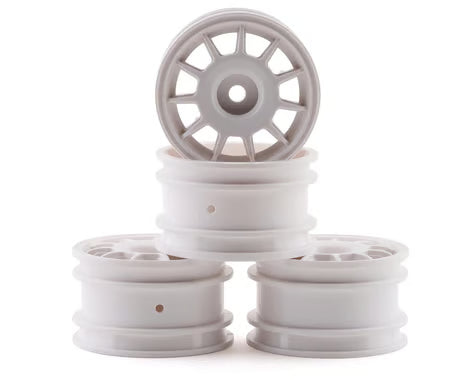 TAM51394 Tamiya M-Chassis 11 Spoke Racing Wheels (White) (4)