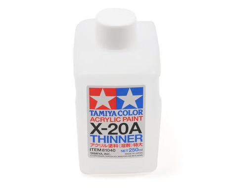 Tamiya X-20A Acrylic/Poly Paint Thinner (250ml)