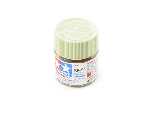 81721 Tamiya XF-21 Flat Sky Acrylic Paint (10ml)
