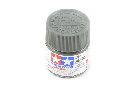 81765 Tamiya XF-65 Flat Field Grey Acrylic Paint (10ml)