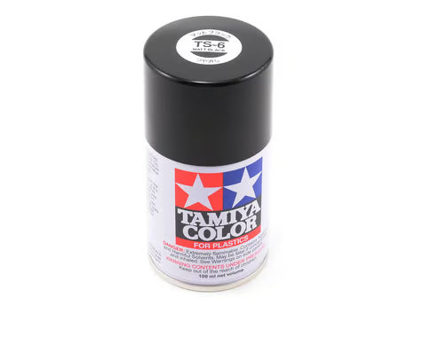 TS-06 Tamiya Matte Black Lacquer Spray Paint (100ml)