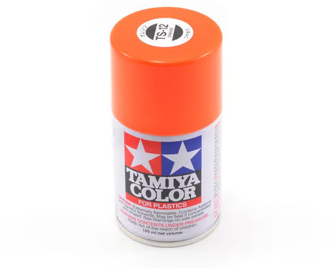 TS-12 Tamiya Orange Lacquer Spray Paint (100ml)