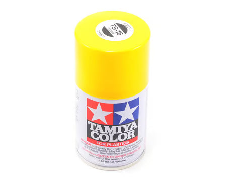 TS-16 Tamiya Yellow Lacquer Spray Paint (100ml)