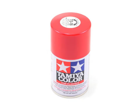TS-18 Tamiya Metallic Red Lacquer Spray Paint (100ml)