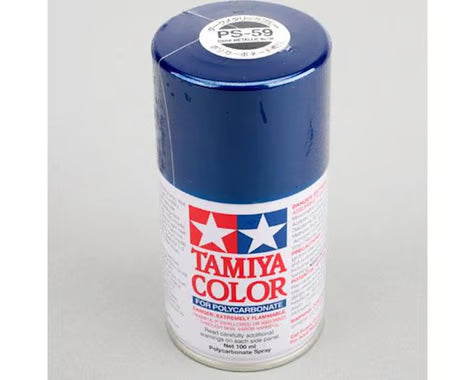 PS-59 Tamiya Dark Metallic Blue Lexan Spray Paint (100ml)
