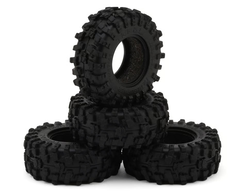 TLHTSCX30-94 Treal Hobby 0.7" Trailburner Fang Grip Micro Rock Crawler Tires (4) (SCX30/Ascent-32)