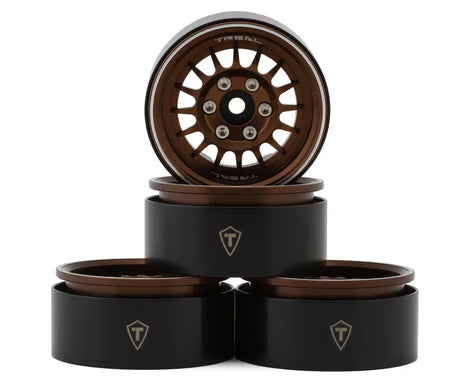 TLHTWHEEL-159 Treal Hobby Type N 1.9" Multi-Spoke Beadlock Wheels (Bronze) (4)
