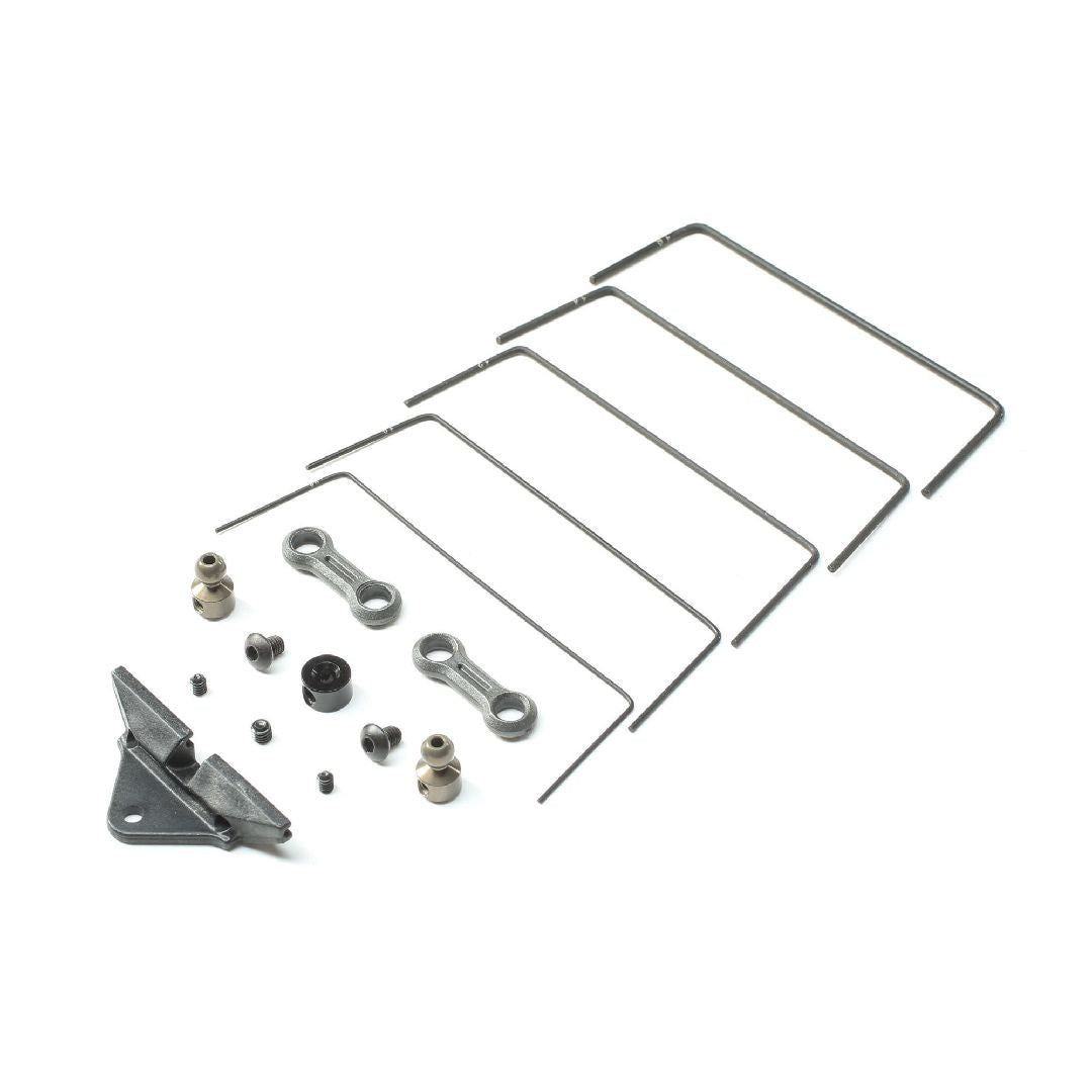 TLR334055 TLR Front Sway Bar Set: 22 5.0